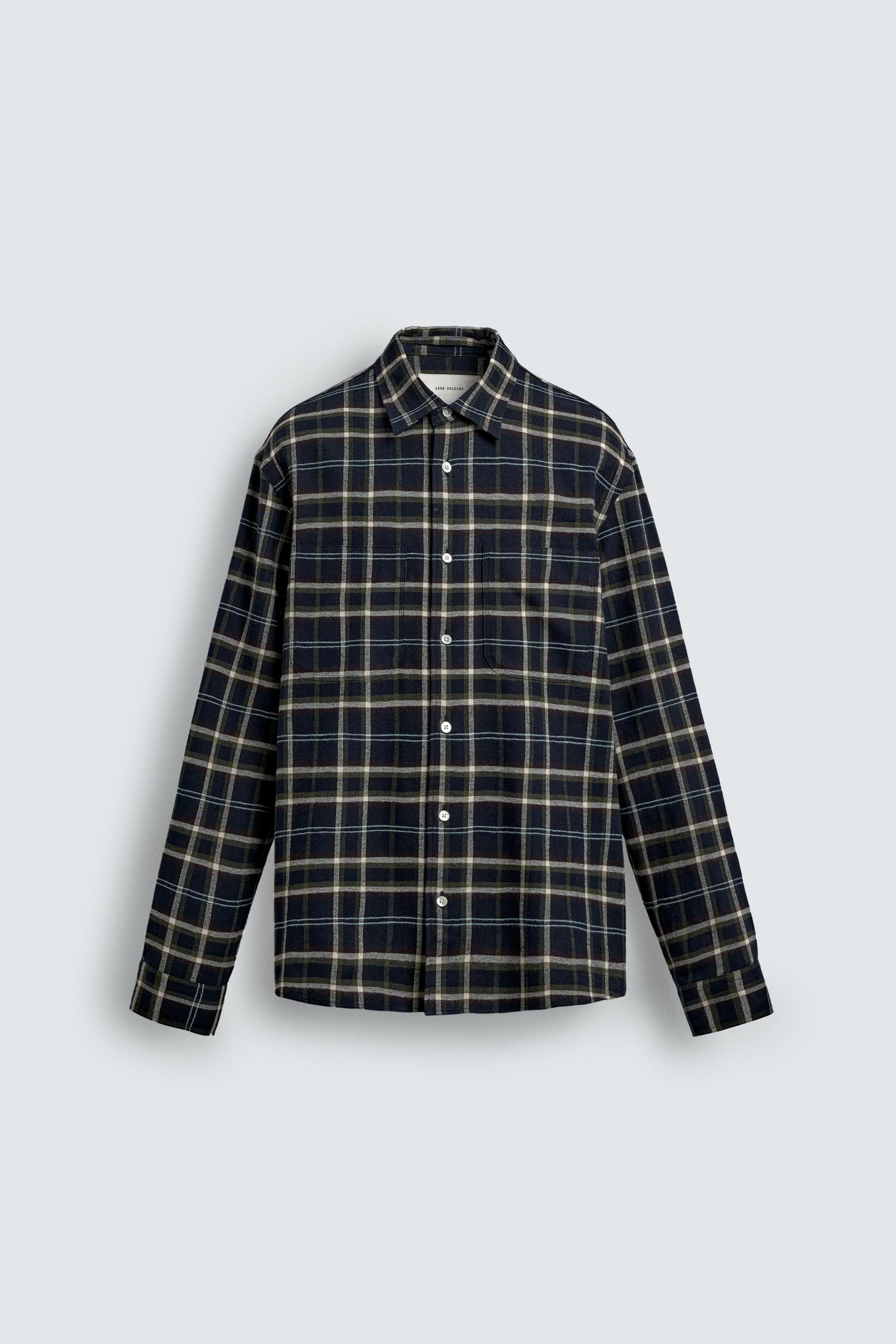 CHEMISE À CARREAUX EN FLANELLE